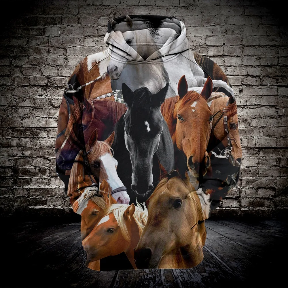 2019 New Fashion Casual Sweatshirt Men 3d Hoodies Print Horse Animal Pattern Loose Hooded Hoodies Drop Shipping
2019 New Fashion Casual Sweatshirt Men 3d Hoodies Print Horse Animal Pattern Loose Hooded Hoodies Drop Shipping
