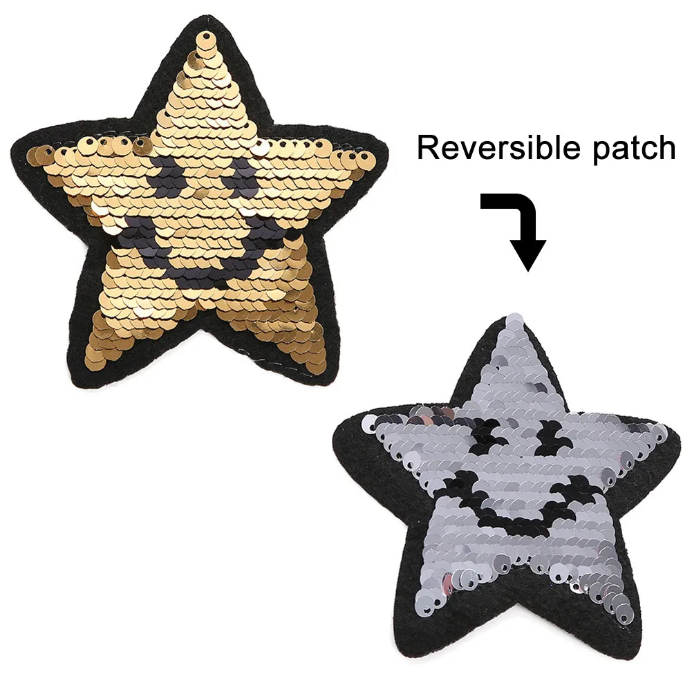 Change Color Sequins Patch Reversible Sew On Star Tower For Clothes DIY Clothing Coat PAK55
Change Color Sequins Patch Reversible Sew On Star Tower For Clothes DIY Clothing Coat PAK55