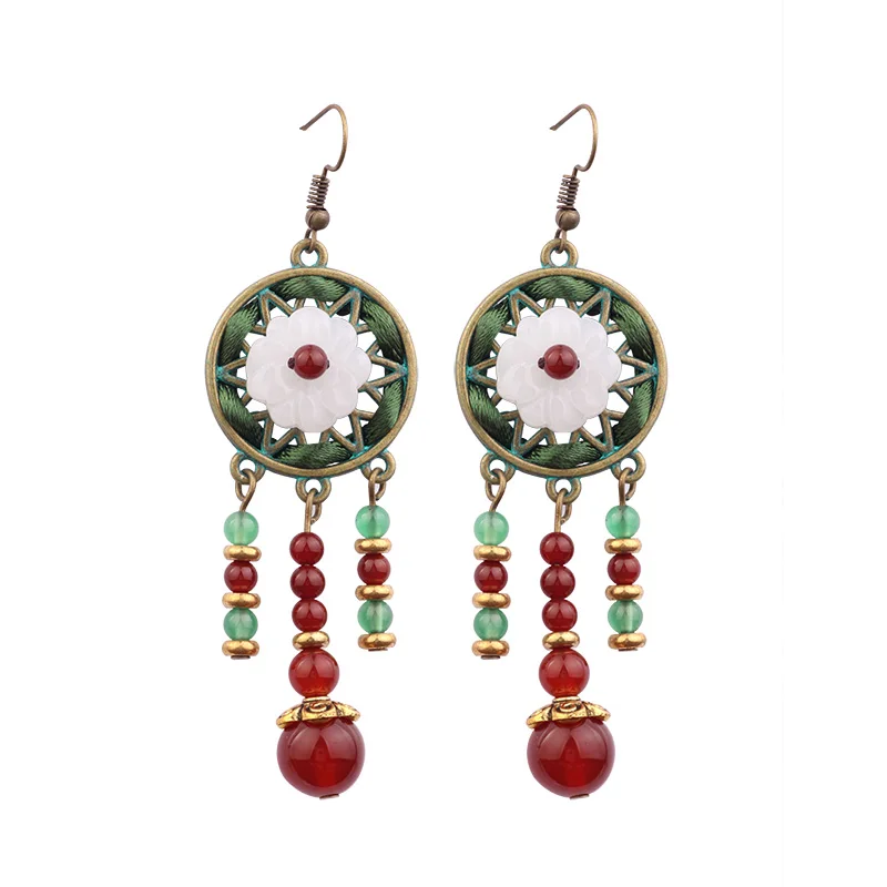 new handmade braided shell flowers exotic earrings green ,New Original nature stones jewelry bohemian tassel earrings,
new handmade braided shell flowers exotic earrings green ,New Original nature stones jewelry bohemian tassel earrings,