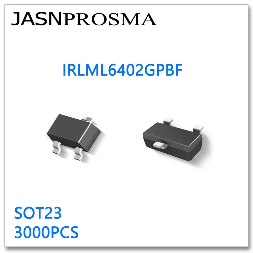 JASNPROSMA IRLML6402GPBF SOT23 3000 шт. P-Channel Rds 65mR 100mR, высокое качество, Произведено в Китае IRLML IRLML6402 GPBF, китайские товары
JASNPROSMA IRLML6402GPBF SOT23 3000 шт. P-Channel Rds 65mR 100mR, высокое качество, Произведено в Китае IRLML IRLML6402 GPBF, китайские товары
