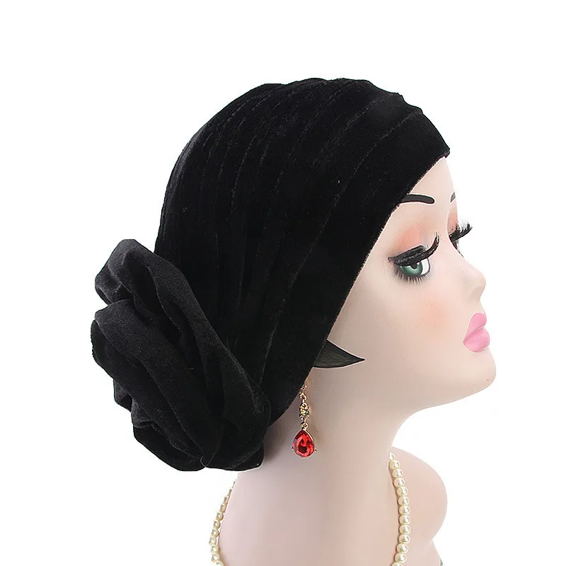 Muslim Women Ruffle velvet Big Flower Turban Hat Scarf Head Wrap Chemo Beanies Hijab Bonnet Cap Headwear For Cancer Hair Loss
Muslim Women Ruffle velvet Big Flower Turban Hat Scarf Head Wrap Chemo Beanies Hijab Bonnet Cap Headwear For Cancer Hair Loss