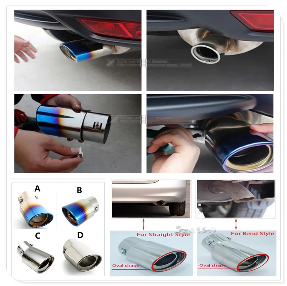 Stainless Car Exhaust Muffler Tip pipe cover Tail For Nissan TEANA QASHQAI BLUEBIRD SUNNY TIIDA PALADIN Geniss Juke X-Trail
Stainless Car Exhaust Muffler Tip pipe cover Tail For Nissan TEANA QASHQAI BLUEBIRD SUNNY TIIDA PALADIN Geniss Juke X-Trail