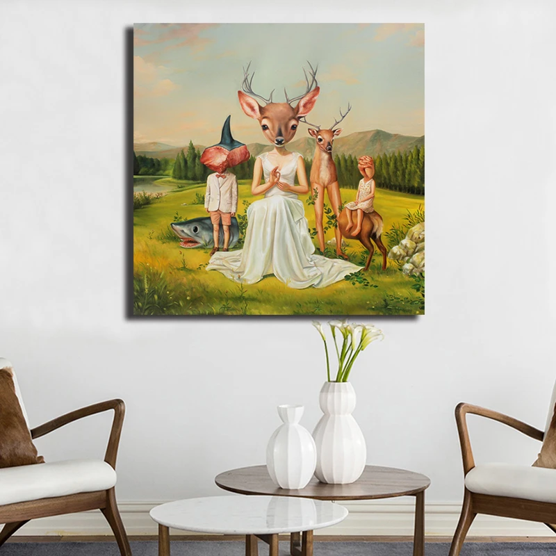The Abstra Drawing By Mark Ryden Canvas Prints Picture Modular Paintings for Living Room Poster on The Wall Home Decor
The Abstra Drawing By Mark Ryden Canvas Prints Picture Modular Paintings for Living Room Poster on The Wall Home Decor