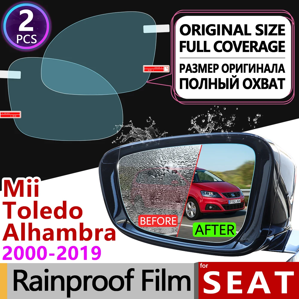 for Seat Mii e-Mii Toledo MK4 Alhambra 7M 7N Full Cover Anti Fog Film Rearview Mirror Rainproof Anti-Fog Films Clean Accessories
for Seat Mii e-Mii Toledo MK4 Alhambra 7M 7N Full Cover Anti Fog Film Rearview Mirror Rainproof Anti-Fog Films Clean Accessories