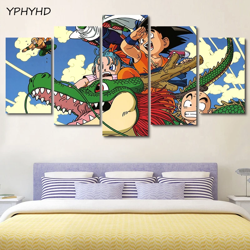 YPHYHD Canvas Painting Modern Print 5 Piece Dragon Ball First Series Anime Poster Home Decoration Children's Room Poster Picture
YPHYHD Canvas Painting Modern Print 5 Piece Dragon Ball First Series Anime Poster Home Decoration Children's Room Poster Picture