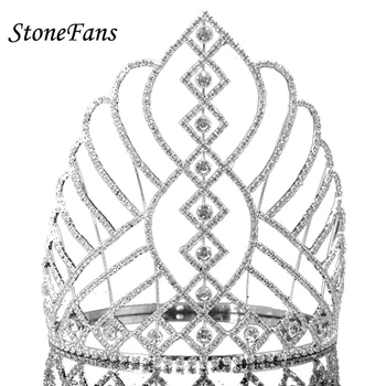 StoneFans Big Pageant Miss Universe Crown And Tiara Square Unique Large Copper Tiaras And Crown Festival Gifts Women Rhinestone
StoneFans Big Pageant Miss Universe Crown And Tiara Square Unique Large Copper Tiaras And Crown Festival Gifts Women Rhinestone