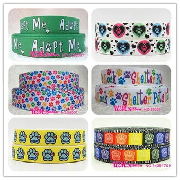 Q&N ribbon 16mm 22mm 25mm 38mm 50mm 75mm cartoon dog printed grosgrain ribbon webbing 50yards/roll for hair tie free shipping
Q&N ribbon 16mm 22mm 25mm 38mm 50mm 75mm cartoon dog printed grosgrain ribbon webbing 50yards/roll for hair tie free shipping