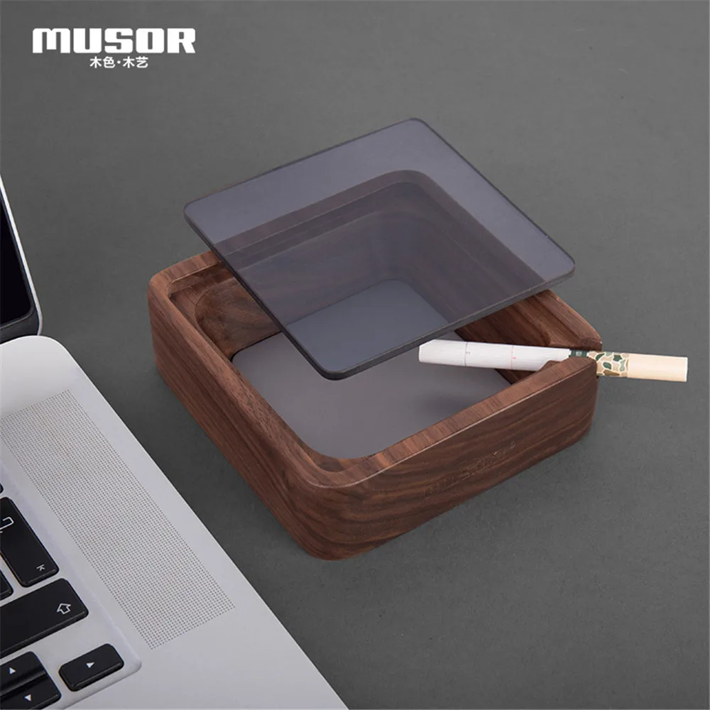 Solid wood ashtray with cover Creative gift for men and women ashtray Home decoration wood products Ashtray
Solid wood ashtray with cover Creative gift for men and women ashtray Home decoration wood products Ashtray