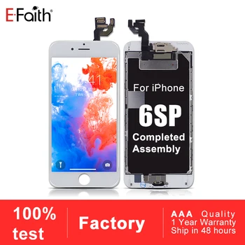 EFAITH 10 Pcs For iPhone 6S Plus or 6SP Full Set LCD Complete LCD Screen Assembly Replacement Display With Home button &Camera
EFAITH 10 Pcs For iPhone 6S Plus or 6SP Full Set LCD Complete LCD Screen Assembly Replacement Display With Home button &Camera