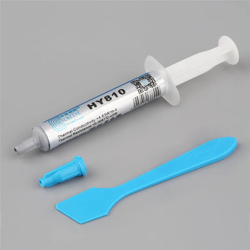New High Quality 2G HY810-OP2G Universal Thermal Grease Extreme CPU Thermal Grease with A Plastic Tool
New High Quality 2G HY810-OP2G Universal Thermal Grease Extreme CPU Thermal Grease with A Plastic Tool