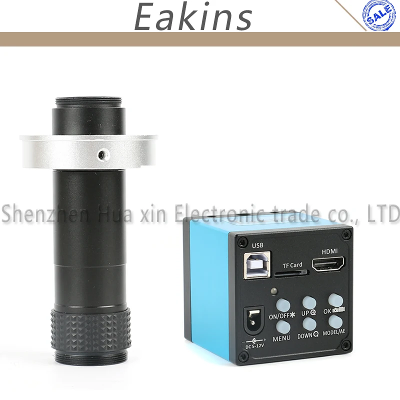 1080P 20MP HDMI USB Industrial Video Microscope Camera TF Card Video Recorder IR Remote Controller +1X-100X Zoom C-mount Lens
1080P 20MP HDMI USB Industrial Video Microscope Camera TF Card Video Recorder IR Remote Controller +1X-100X Zoom C-mount Lens