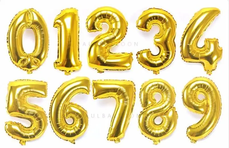 32 inch Foil Balloons Gold Silver Helium Balloon Big Wedding Happy Birthday Balloons Decoration Number Giant Balloon Party Balls
32 inch Foil Balloons Gold Silver Helium Balloon Big Wedding Happy Birthday Balloons Decoration Number Giant Balloon Party Balls