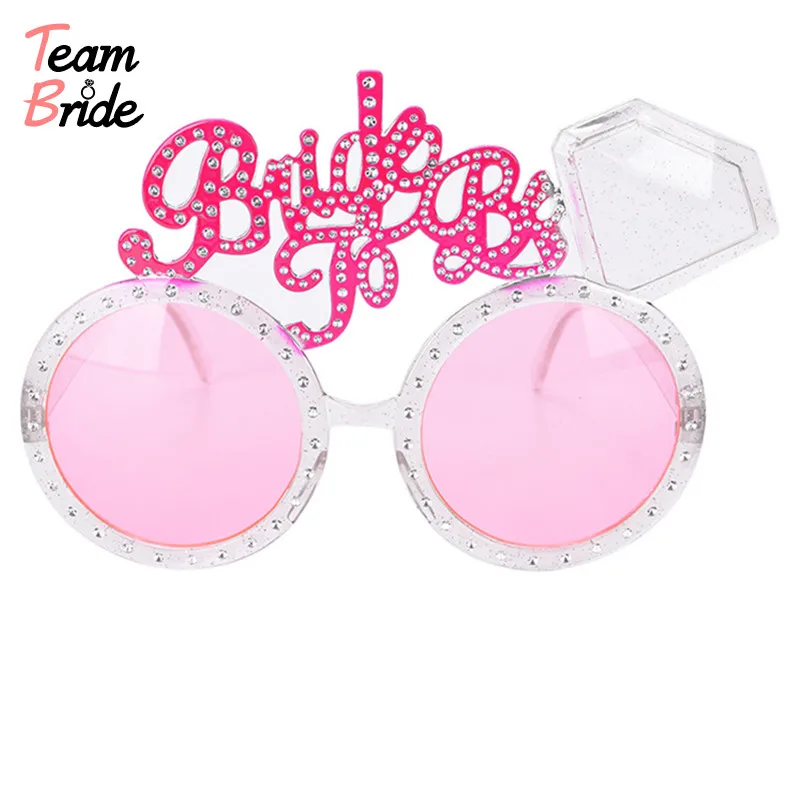 Team Bride Pink Bling Diamond Ring Bachelorette Hen Party Supplies Bride To Be Glasses Bride Sunglasses Decoration Photo props
Team Bride Pink Bling Diamond Ring Bachelorette Hen Party Supplies Bride To Be Glasses Bride Sunglasses Decoration Photo props