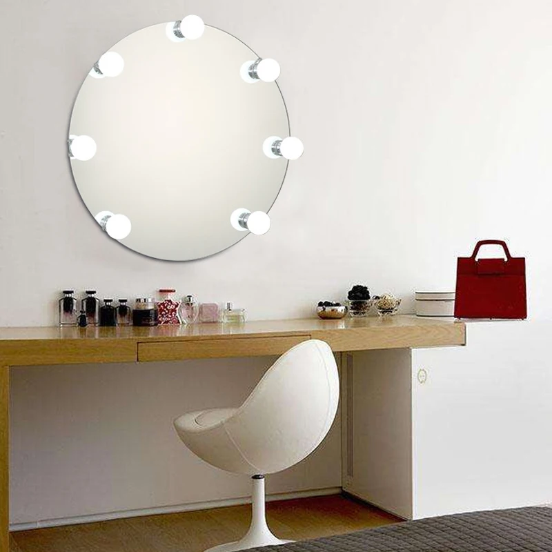 Makeup Mirror Vanity LED Light Bulbs lamp Kit 3 Levels Brightness Adjustable Lighted Make up Mirrors Cosmetic lights
Makeup Mirror Vanity LED Light Bulbs lamp Kit 3 Levels Brightness Adjustable Lighted Make up Mirrors Cosmetic lights