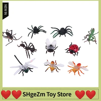 10Pcs Plastic Fake Insects Bug Ladybug Spider Dragonfly Mantis Scorpion Ant True To Life Model Trick Toy Gift for Kids Children
10Pcs Plastic Fake Insects Bug Ladybug Spider Dragonfly Mantis Scorpion Ant True To Life Model Trick Toy Gift for Kids Children