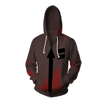 Cosplay Angels of Death Costume Isaac Foster Zack Sweatshirts European and 3D Printing zipper Jacket Hooded sweater coat tops
Cosplay Angels of Death Costume Isaac Foster Zack Sweatshirts European and 3D Printing zipper Jacket Hooded sweater coat tops