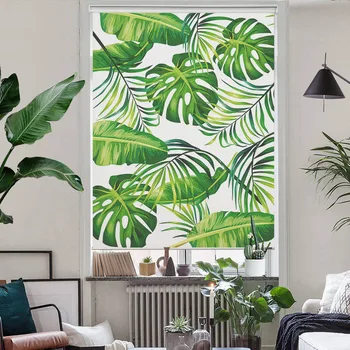 MOMO Roller Shades Blinds Blackout Water-Proof Window Curtains Roller Blinds Thermal Insulated Fabric Custom Size Green Plant 10
MOMO Roller Shades Blinds Blackout Water-Proof Window Curtains Roller Blinds Thermal Insulated Fabric Custom Size Green Plant 10