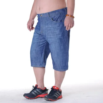 New Arrival Men's Thin Plus High Waist Eastic Denim Shorts Famous Brand Loose Casual Trousers Super Large Male Size 36-40 41-50
New Arrival Men's Thin Plus High Waist Eastic Denim Shorts Famous Brand Loose Casual Trousers Super Large Male Size 36-40 41-50