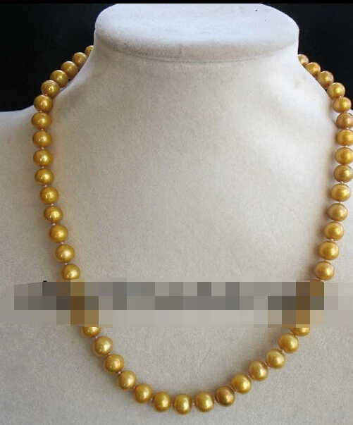 Jewelr 006459 wholesale freshwater pearl deep yellow near round 7-8mm necklace 17" beads
Jewelr 006459 wholesale freshwater pearl deep yellow near round 7-8mm necklace 17" beads