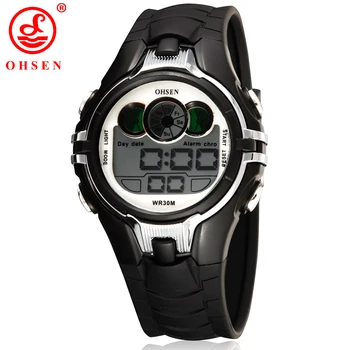 OHSEN Kids Watch black digital LED Boys Watch Waterproof Sport Children Student Wristwatches clocks Alarm Stopwatch 7 colors
OHSEN Kids Watch black digital LED Boys Watch Waterproof Sport Children Student Wristwatches clocks Alarm Stopwatch 7 colors