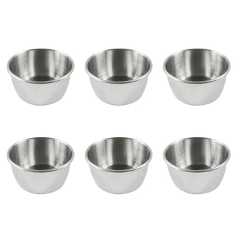 6PCS Stainless Steel Sauce Cups Reusable Tomato Sauce Container Dipping Bowl for Restaurant Home
6PCS Stainless Steel Sauce Cups Reusable Tomato Sauce Container Dipping Bowl for Restaurant Home
