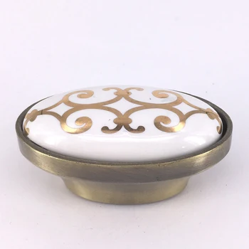 6PCS Vintage Furniture Handles Oval Ceramic Cabinet Knobs and Handles Cupboard Door Knob Drawer Kitchen Pull Handle CC.16mm
6PCS Vintage Furniture Handles Oval Ceramic Cabinet Knobs and Handles Cupboard Door Knob Drawer Kitchen Pull Handle CC.16mm