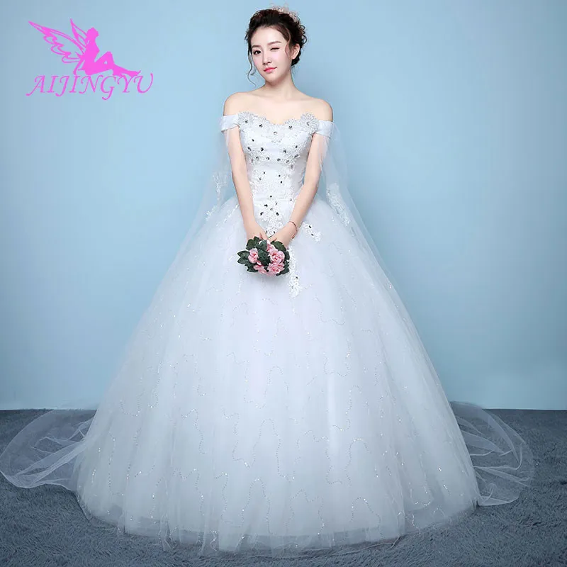 AIJINGYU 2018 sweet free shipping new hot selling cheap ball gown lace up back formal bride dresses wedding dress WK863
AIJINGYU 2018 sweet free shipping new hot selling cheap ball gown lace up back formal bride dresses wedding dress WK863