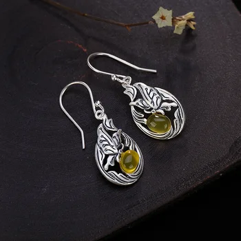 Fine Jewelry 925 Sterling Silver Natural Chalcedony Butterfly Drop Earrings For Women Retro Antique Jewelry Plata De Ley 925
Fine Jewelry 925 Sterling Silver Natural Chalcedony Butterfly Drop Earrings For Women Retro Antique Jewelry Plata De Ley 925
