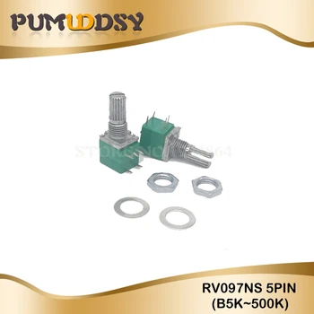 50pcs RV097NS 5K 10K 20K 50K 100K 500K B5K with a switch audio 5pin shaft 15mm amplifier sealing potentiometer
50pcs RV097NS 5K 10K 20K 50K 100K 500K B5K with a switch audio 5pin shaft 15mm amplifier sealing potentiometer