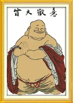 Maitreya to send a blessing to the satisfaction of all!Diy Needlework DMC Cross Stitch Kit for Embroidery Knitting Needles Craft 
Maitreya to send a blessing to the satisfaction of all!Diy Needlework DMC Cross Stitch Kit for Embroidery Knitting Needles Craft