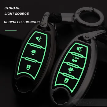 Luminous Car Key Cover Case Fob for Nissan Tidda Livida X-Trail T31 T32 Qashqai Teana March Juke For Infiniti G25 FX35 EX35 QX50
Luminous Car Key Cover Case Fob for Nissan Tidda Livida X-Trail T31 T32 Qashqai Teana March Juke For Infiniti G25 FX35 EX35 QX50