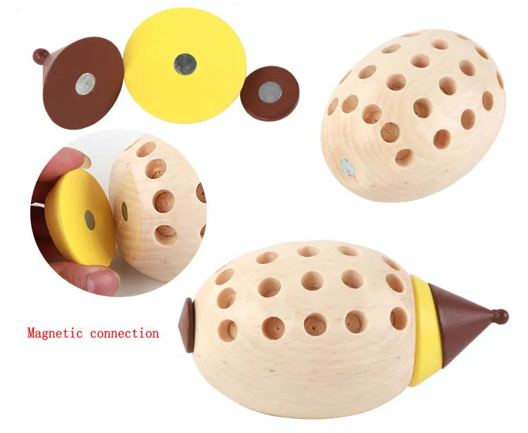 Free shipping Magnetic hedgehog blocks disassembly and assembly, Children's interesting wooden toys hedgehog blocks model.
Free shipping Magnetic hedgehog blocks disassembly and assembly, Children's interesting wooden toys hedgehog blocks model.
