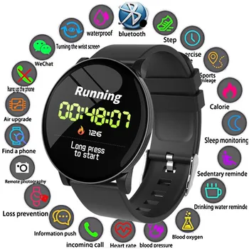 BINSSAW W8 Blood Pressure Heart Rate Monitor Smart Watch IP67 Waterproof Sport Fitness Tracker Smartwatch for Sport Women Men Ki
BINSSAW W8 Blood Pressure Heart Rate Monitor Smart Watch IP67 Waterproof Sport Fitness Tracker Smartwatch for Sport Women Men Ki