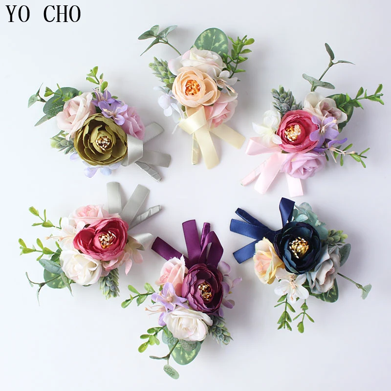 YO CHO Wedding Rose Boutonniere Bride Wrist Corsage Artificial Flower Bridegroom Wedding Meeting Party Unique Personal Adornment
YO CHO Wedding Rose Boutonniere Bride Wrist Corsage Artificial Flower Bridegroom Wedding Meeting Party Unique Personal Adornment