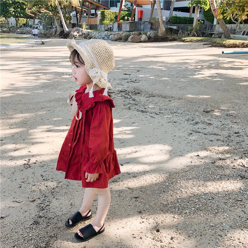 2019 Spring New Arrival korean style cotton A-line pure color princess long sleeve dress with belt for cute sweet baby girls
2019 Spring New Arrival korean style cotton A-line pure color princess long sleeve dress with belt for cute sweet baby girls