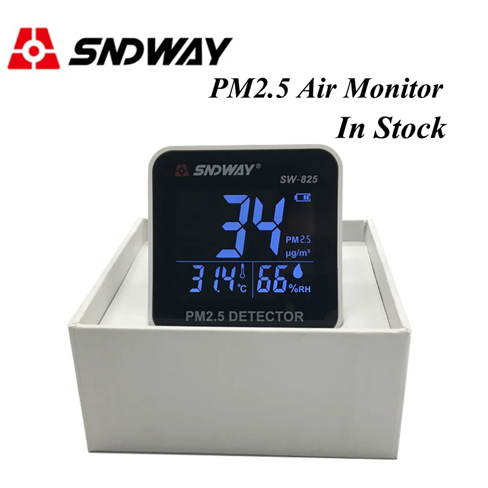 Sndway PM2.5 монитор качества воздуха лазерный детектор газа анализатор/измеритель