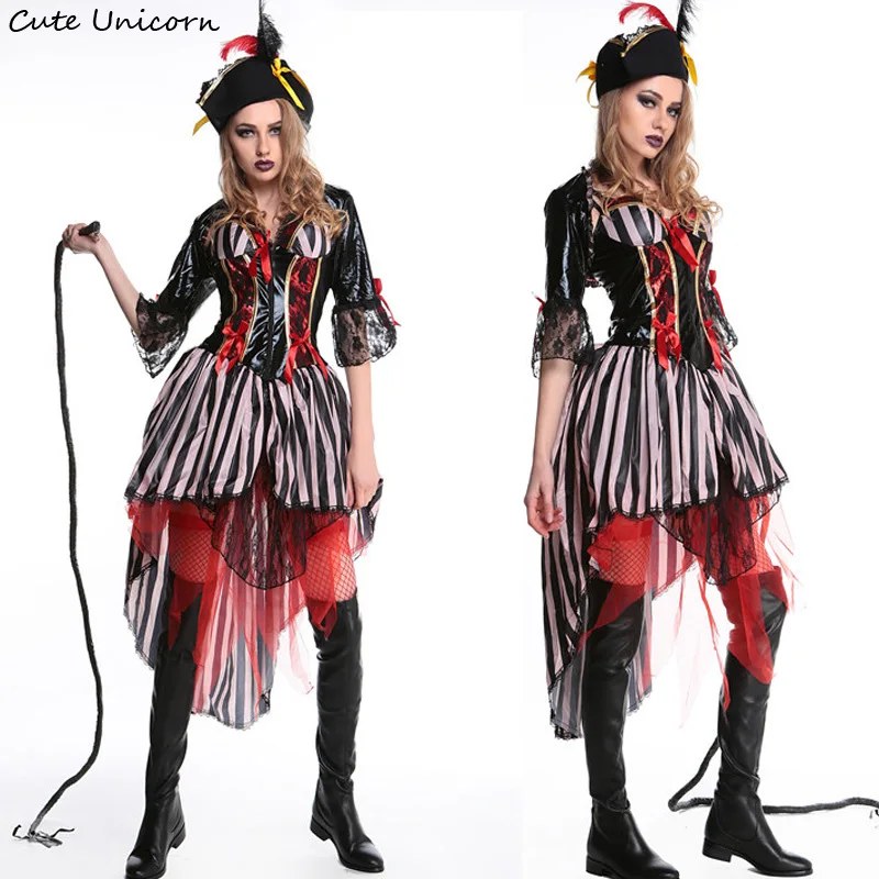Spanish Pirate Costumes for Women Adults Halloween Carnival Uniforms Party Cosplay Costume Sexy Dress Caribbean Pirates Outfit
Spanish Pirate Costumes for Women Adults Halloween Carnival Uniforms Party Cosplay Costume Sexy Dress Caribbean Pirates Outfit