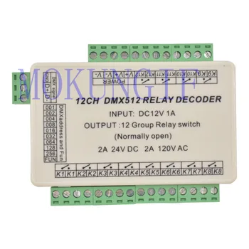 10Pcs WS-DMX-RELAY-12CH 12 channels DMX512 Decoder switch signal led Controller relay output only use signal control input 12V
10Pcs WS-DMX-RELAY-12CH 12 channels DMX512 Decoder switch signal led Controller relay output only use signal control input 12V