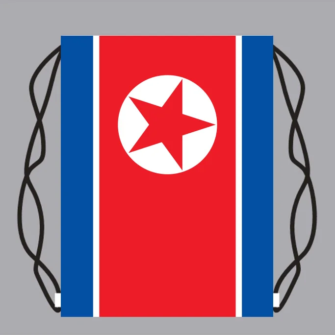 Drawstring Backpack Bag with North_Korea Flag Small Backpack Printing Customized Logo
Drawstring Backpack Bag with North_Korea Flag Small Backpack Printing Customized Logo