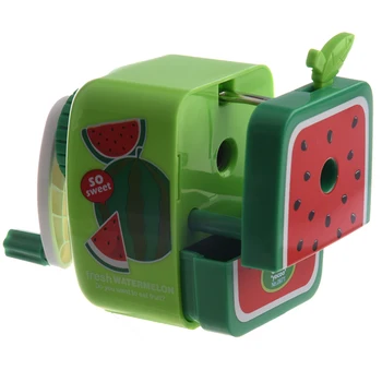 New Affordable Watermelon Pencil Sharpener Hand Crank Manual School Stationery Kids Random color
New Affordable Watermelon Pencil Sharpener Hand Crank Manual School Stationery Kids Random color