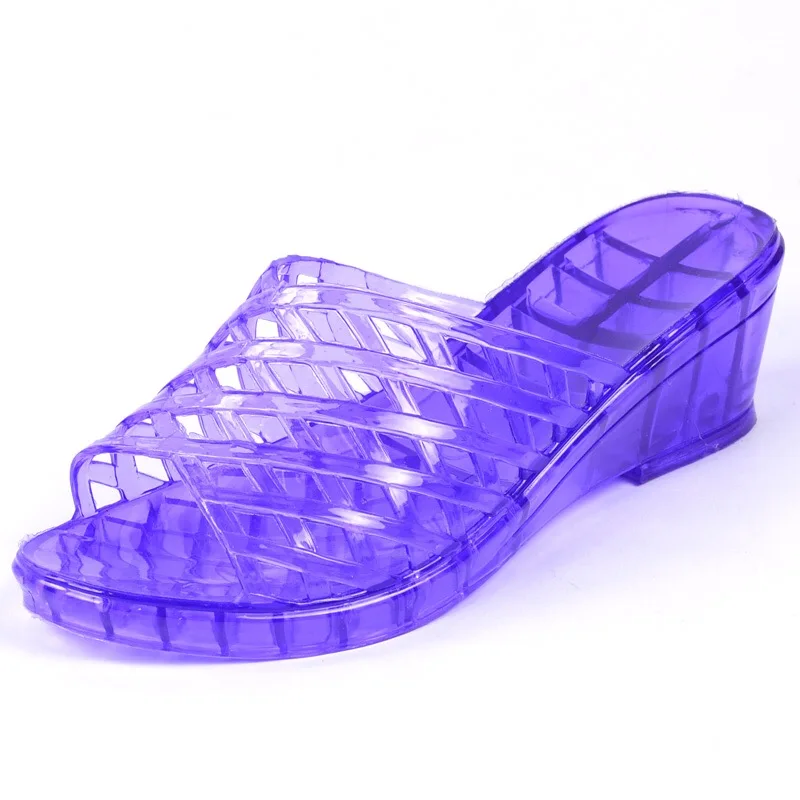 Wedge Sandals New Arrival Jelly Hollow High Heel Sandals Fashion Purple Red Plastic Women Slides Sandals ,with Arch Support
Wedge Sandals New Arrival Jelly Hollow High Heel Sandals Fashion Purple Red Plastic Women Slides Sandals ,with Arch Support