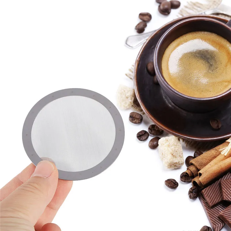 Reusable Stainless Steel Coffee Filter Ultra Thin Metal Filter Replacement Disc For Used In The Coffee Maker Dedicated Tools
Reusable Stainless Steel Coffee Filter Ultra Thin Metal Filter Replacement Disc For Used In The Coffee Maker Dedicated Tools