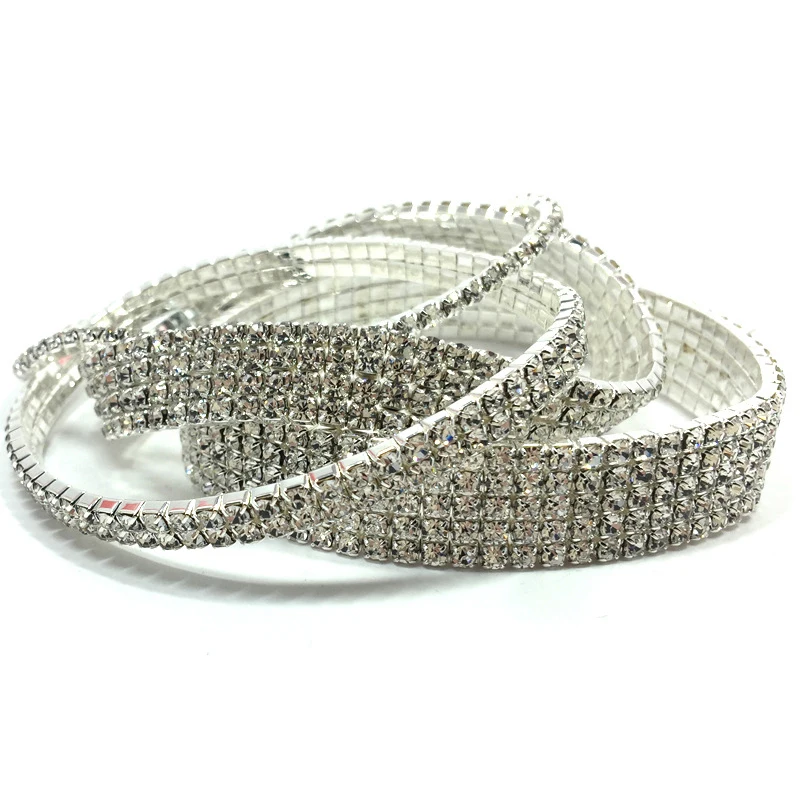 New 1 2 3 Rows Shine Crystal Stretchy Rhinestones Silver Women Chain Anklet Cheville Barefoot Sandals Pulseras Tobilleras Mujer
New 1 2 3 Rows Shine Crystal Stretchy Rhinestones Silver Women Chain Anklet Cheville Barefoot Sandals Pulseras Tobilleras Mujer