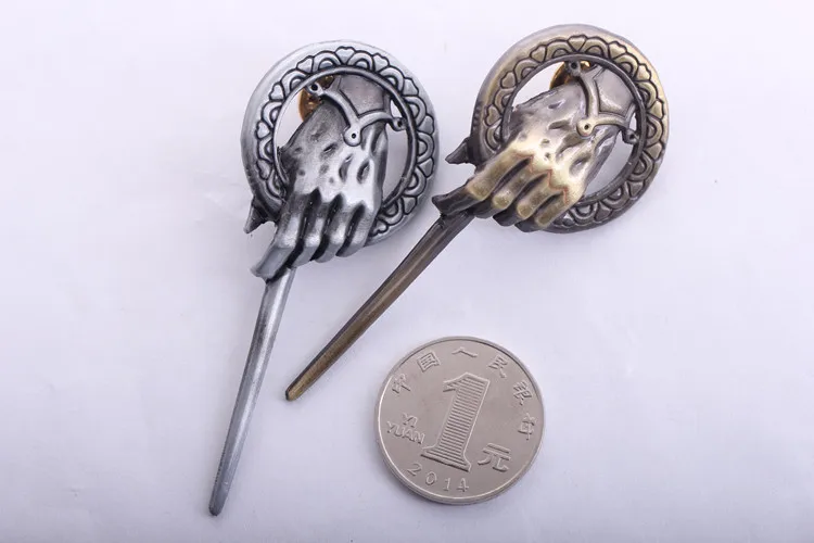 Hand of the King Brooch, Zinc Alloy, Game of Thrones King's Hand Breastpin, Antique Bronze, Gun Black
Hand of the King Brooch, Zinc Alloy, Game of Thrones King's Hand Breastpin, Antique Bronze, Gun Black