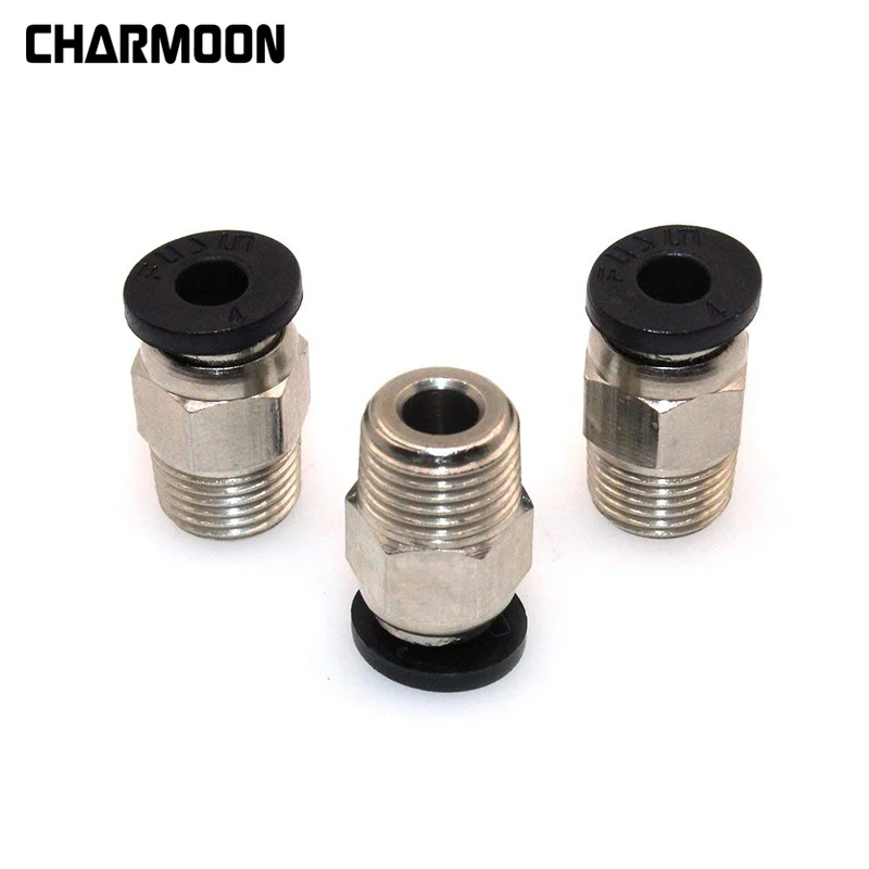 Pneumatic Connector PC4-01 1.75mm 3mm PTFE Tube Quick Coupler For E3D V6 For J-head Fittings Reprap Hotend Fits 3D Printer Parts
Pneumatic Connector PC4-01 1.75mm 3mm PTFE Tube Quick Coupler For E3D V6 For J-head Fittings Reprap Hotend Fits 3D Printer Parts