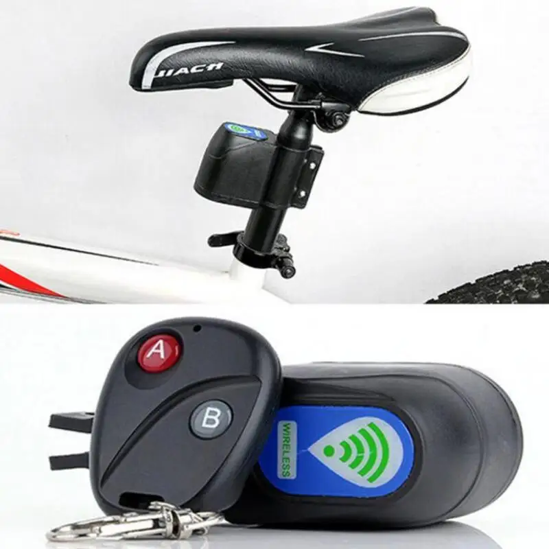 Bicycle Wireless Remote Control Anti-Theft Alarm, Shock Vibration Sensor Bicycle Bike Security Alertor Cycling Lock
Bicycle Wireless Remote Control Anti-Theft Alarm, Shock Vibration Sensor Bicycle Bike Security Alertor Cycling Lock
