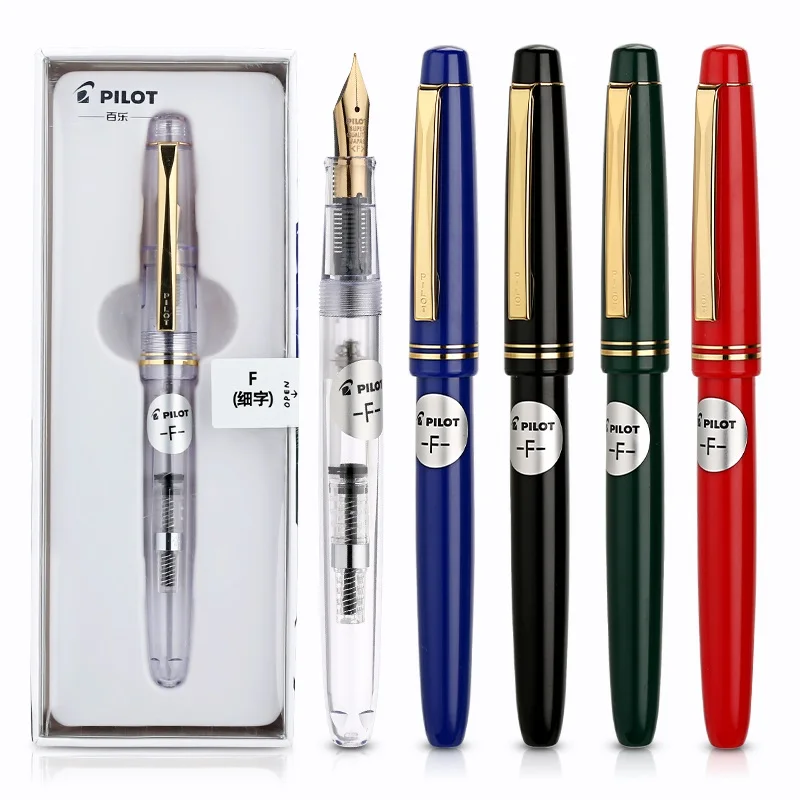 PILOT 78g 78g+ 22k golden Transparent color original Iridium fountain pen students practice calligraphy ef f m nib
PILOT 78g 78g+ 22k golden Transparent color original Iridium fountain pen students practice calligraphy ef f m nib