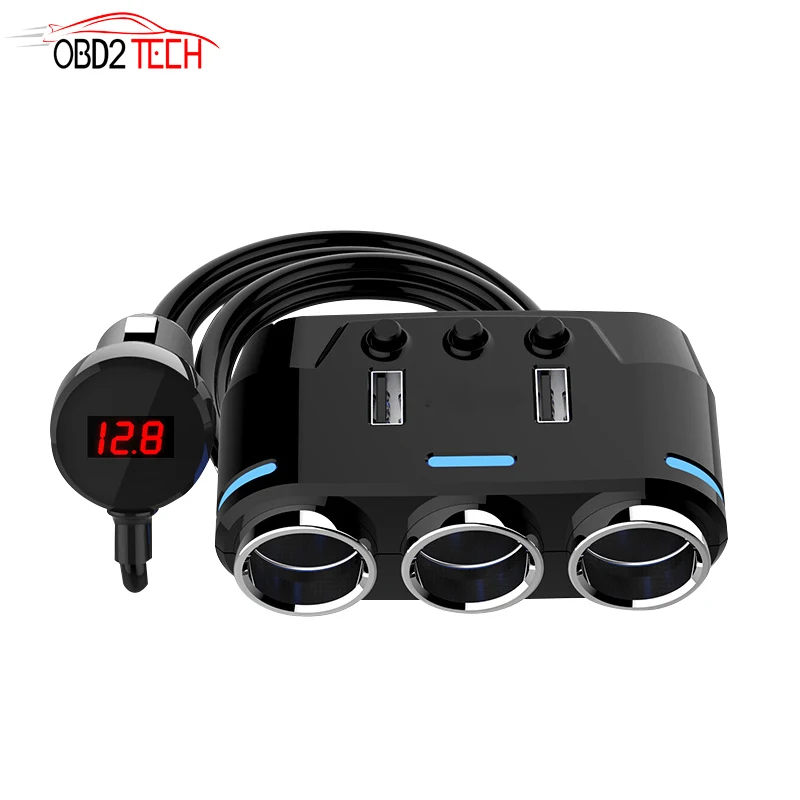 Car Cigarette Lighter Socket Splitter Plug LED USB Charger Adapter 3.1A 2 USB Port Autos Accessories for MP3 Phone for Ipad
Car Cigarette Lighter Socket Splitter Plug LED USB Charger Adapter 3.1A 2 USB Port Autos Accessories for MP3 Phone for Ipad