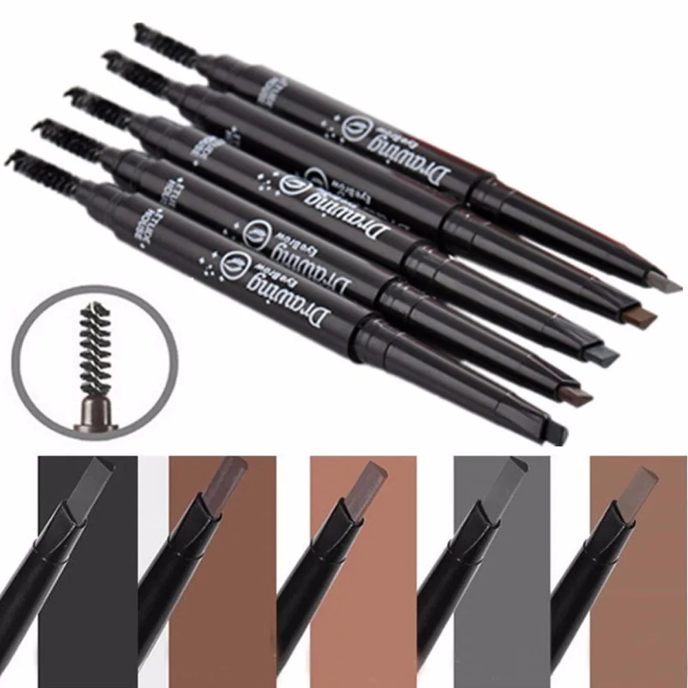 1PC Women Lady Stylish Waterproof Eyeliner Eyebrow Pen Pencil With Brush Eyelash Curel Mascara Makeup Cosmetic Tool
1PC Women Lady Stylish Waterproof Eyeliner Eyebrow Pen Pencil With Brush Eyelash Curel Mascara Makeup Cosmetic Tool
