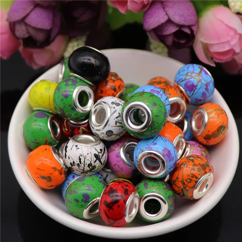 10Pcs Assorted Color 16*9mm Flower Silver Charm Crystal Glass Spacer Beads Fit for Pandora Bracelet Necklaces for Jewelry Making
10Pcs Assorted Color 16*9mm Flower Silver Charm Crystal Glass Spacer Beads Fit for Pandora Bracelet Necklaces for Jewelry Making